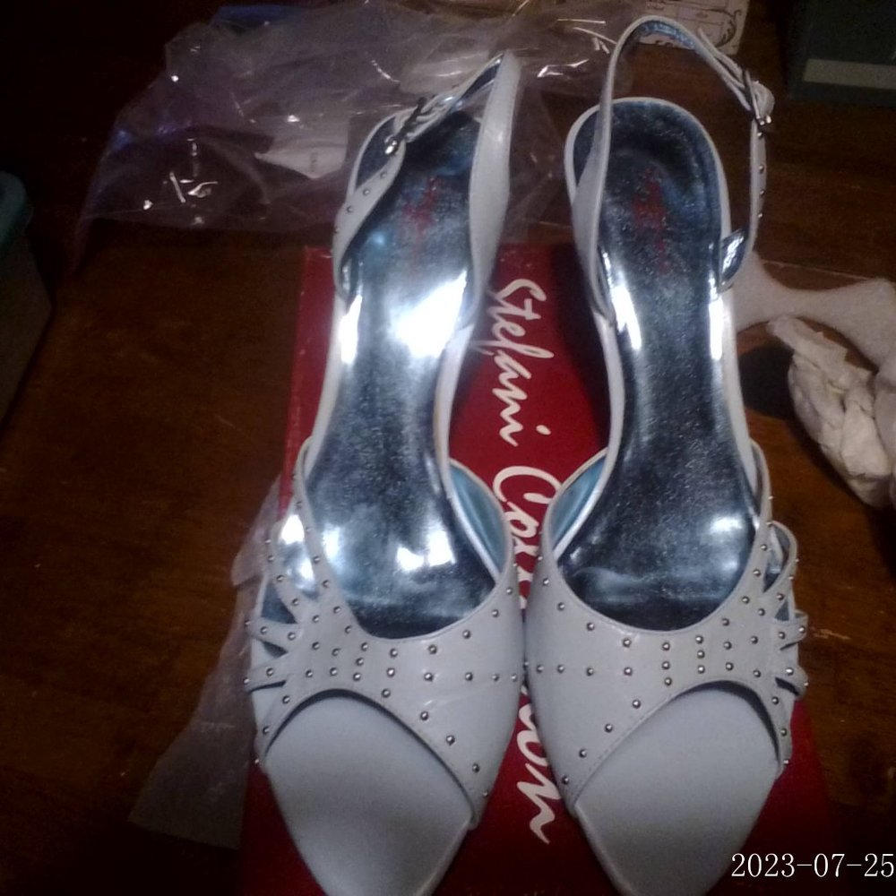 Blue Stefani Collection Open Toe